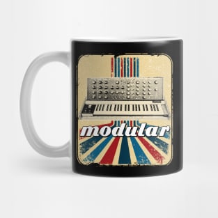 Vintage Analog Synthesizer Gift ADSR Retro Synths Mug